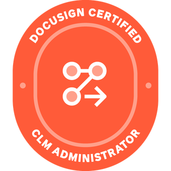 Certified DocuSign CLM Administrator Badge